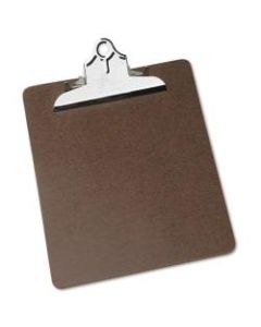 50% Recycled Heavy-Duty Clipboard, 9in x 12 1/2in, Brown (AbilityOne 7520-00-281-5918)