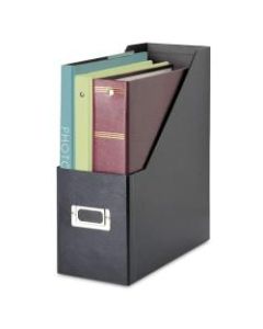 Snap-N-Store Jumbo Magazine File, Black