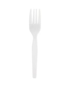 Genuine Joe Heavyweight Disposable Forks - 1 Piece(s) - 1000/Carton - 1 x Fork - Disposable - White