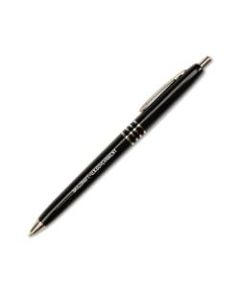SKILCRAFT AbilityOne Retractable Ballpoint Pens, Fine Point, 30% Recycled, Black Ink, Box Of 12 Pens