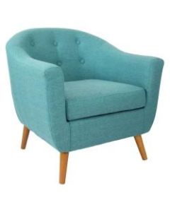Lumisource Rockwell Chair, Teal/Brown