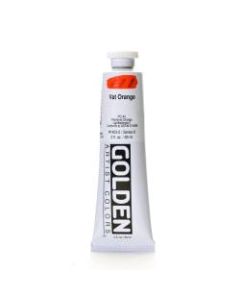 Golden Heavy Body Acrylic Paint, 2 Oz, Vat Orange