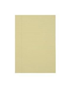 50% Recycled Glued Writing Pads By SKILCRAFT, 8 1/2in x 14in, Yellow, Legal Ruled Both Sides, Pack Of 12 (AbilityOne 7530-01-124-7632)