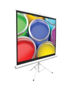 Pyle 50in Manual Projection Screen - 4:3 - Matte White - 29.5in x 39.5in - Floor Mount