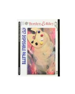 Borden & Riley #757 Disposable Palette Pads, 12in x 16in, 50 Sheets Per Pad, Pack Of 2 Pads
