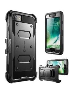 i-Blason Armorbox Carrying Case (Holster) Apple iPhone 8 Smartphone - Black - Drop Resistant - Polycarbonate, Thermoplastic Polyurethane (TPU)