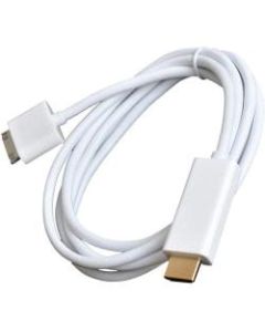 4XEM 30-Pin Apple Proprietary connection to HDMI Male Adapter cable for Apple iPhone/iPad/iPod with 30-Pin connection - White