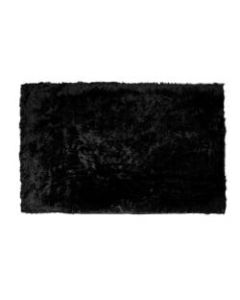 Glamour Home Aileen Faux Fur Rug, 96in, Black