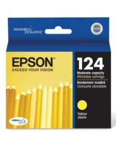 Epson 124 DuraBrite Ultra Yellow Ink Cartridge, T124420