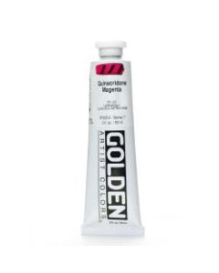 Golden Heavy Body Acrylic Paint, 2 Oz, Quinacridone Magenta