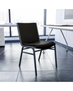Flash Furniture HERCULES Series Heavy-Duty Stack Chair, Black/Silver Vein