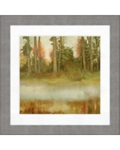 Timeless Frames Shea Framed Landscape Artwork, 12in x 12in, Gray, Red Forest