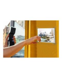 CTA Digital Premium Security Translucent Acrylic Wall Mount - Enclosure for tablet - lockable - acrylic - translucent - screen size: 10.5in - mounting interface: 75 x 75 mm - wall-mountable