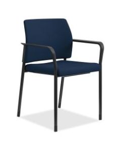 HON Accommodate Guest Chairs, Navy/Black, Set Of 2