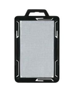 Advantus RFID Blocking Badge Holder - Support 2.13in x 3.38in Media - Vertical - Plastic - 20 / Pack - Black/Clear