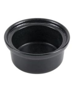 Foundry Round Casserole Dishes, 9 Oz, Black, Pack Of 24 Dishes