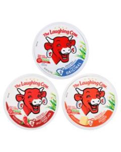 Laughing Cow Cheese Wedges Variety Pack, 1 Oz, 8 Wedges Per Pack, Case Of 3 Packs