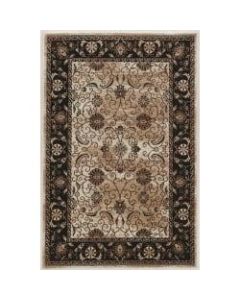 Linon Home Decor Products Paramount Area Rug, 144inH x 108inW, Isfahan, Beige/Charcoal