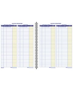 Adams Monthly Bookkeeping Book, 8 1/2in x 11in