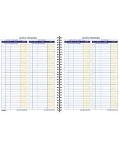 Adams Monthly Bookkeeping Book, 8 1/2in x 11in