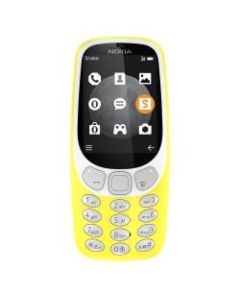 Nokia 3310 TA-1036 Cell Phone, Yellow