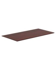 Lorell Rectangular Conference Table Top, 6ftW, Mahogany