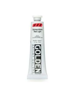 Golden Heavy Body Acrylic Paint, 2 Oz, Quinacridone Red Light