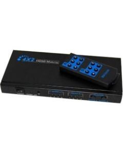 Bytecc HMMSS402 4x2 HDMI Matrix Switch - 1920 x 1080 - Full HD - 1080p4 x 2 - 2 x HDMI Out