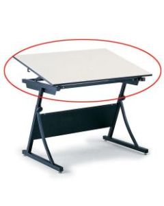 Safco Planmaster Drafting Table Top, 3/4inH x 60inW x 37 1/2inD, White