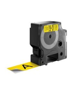 DYMO D1 53718 Black-On-Yellow Tape, 1in x 23ft