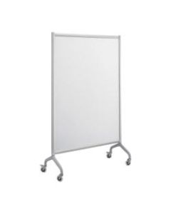 Safco Rumba Screen Dry-Erase Whiteboard, 66in x 42in, Aluminum Frame With Silver Finish