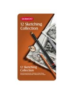 Derwent Sketching Pencil Collection, Set Of 12