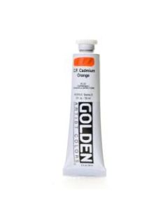 Golden Heavy Body Acrylic Paint, 2 Oz, Cadmium Orange (CP)