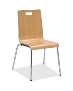 Lorell Bentwood Cafe Chair, 34inH, Natural, Set Of 2