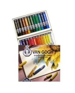 Van Gogh Superfine Oil Pastels, 2 3/4in, Assorted, Set Of 24