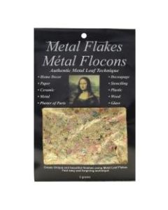 Mona Lisa Metal Flakes, 3 Grams, Variegated
