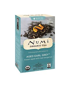 Numi Organic Aged Earl Gray Black Tea, Box Of 18