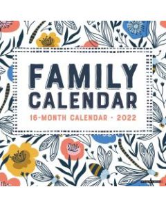 Willow Creek Press Hobbies Monthly Wall Calendar, 12in x 12in, Family Planning, January To December 2022