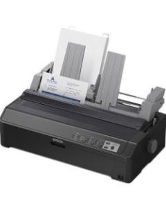 Epson LQ-2090II NT 24-pin Dot Matrix Printer - Monochrome - Energy Star - 550 cps Mono - USB - Parallel - Ethernet