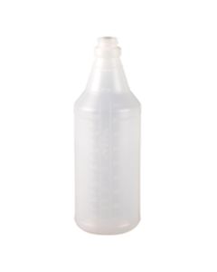 Continental Multi-Purpose Polyethylene Center Neck Spray Bottle, 32 Oz, Clear
