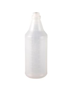 Continental Multi-Purpose Polyethylene Center Neck Spray Bottle, 32 Oz, Clear