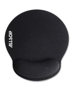Allsop Memory Foam Mouse Pad, 0.25inH x 9.75inW x 11.5inD, Black