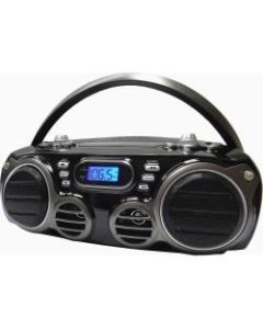 Sylvania Bluetooth Portable CD Radio Boombox - 1 x Disc - 6 W Integrated Stereo Speaker LCD - MP3, CD-DA - Auxiliary Input