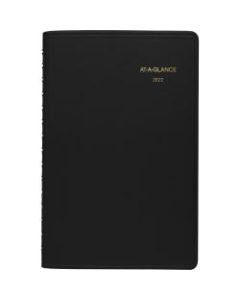 AT-A-GLANCE Daily Planner, 5in x 8in, Black, January To December 2022, 7080005