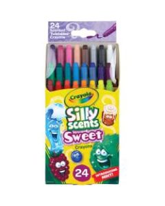 Crayola Silly Scents Mini Twistables Crayons - Assorted - 24 / Set