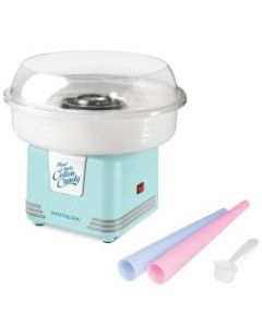 Nostalgia Electrics Hard & Sugar-Free Candy Cotton Candy Maker, Aqua