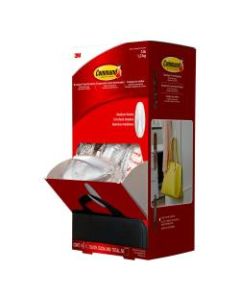 3M Command Damage-Free Removable Hooks, Cabinet, 3inH x 1inW x 1inD, White, Pack of 50 Hooks and Medium Strips