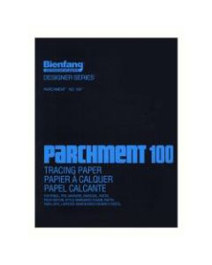 Bienfang Parchment 100 Tracing Paper, 14in x 17in, Pad Of 100 Sheets