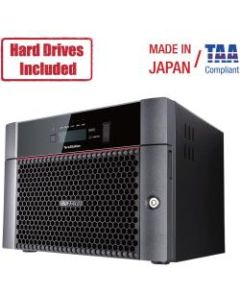 Buffalo TeraStation 5810DN Desktop 16TB NAS Hard Drives Included - Annapurna Labs Alpine AL-314 1.70 GHz - 8 x HDD Supported - 4 x HDD Installed - 16 TB Installed HDD Capacity - 4 GB RAM DDR3 SDRAM - Serial ATA/600 Controller