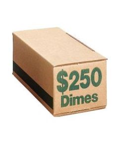 PM Company Coin Boxes, Dimes, $250.00, Bundle Of 50